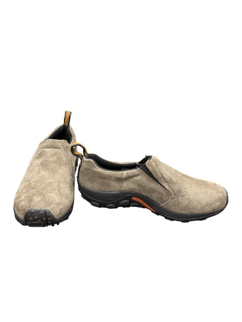 Merrell Duel Density wms gray black leather suede moc shoes sz 10 SKU 10-707